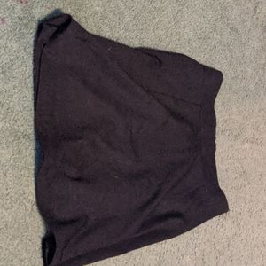 Black H&M skater skirt